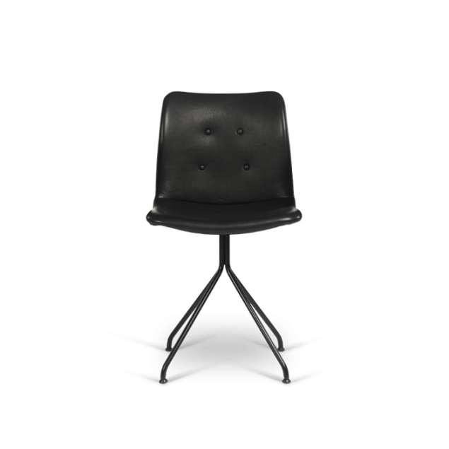 BENT HANSEN PRIMUM CHAIR - stol / sort fast stel uden armlæn