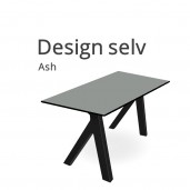 Hæve sænkebord LITE med Ash linoleum. Vælg selv størrelse