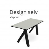 Hæve sænkebord LITE med Vapour linoleum. Vælg selv størrelse