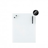 Chat Board Classic Magnetisk Glastavle - Pure White (HVID)
