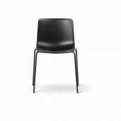 FREDERICIA PATO 4200 stol sort skal med 4 ben 