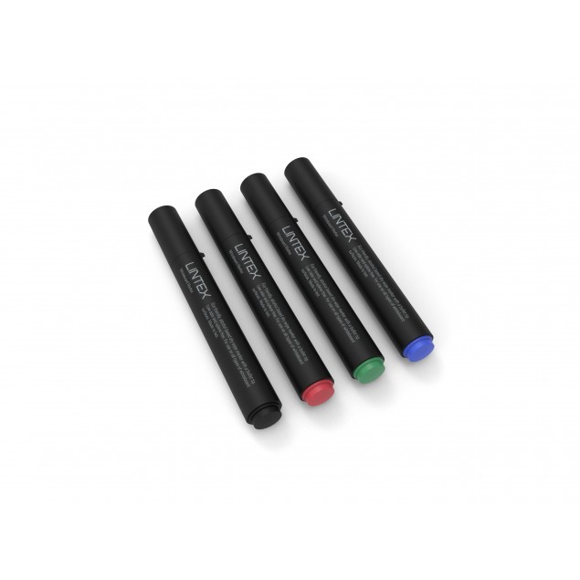 Penne 4-pak (sort, rød, grøn, blå)