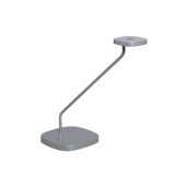 LUXO Trace LED bordlampe med bordfod. Grå.