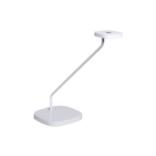 LUXO Trace LED bordlampe med bordfod. Hvid.