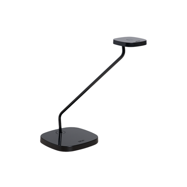 LUXO Trace LED bordlampe med bordfod. Sort.