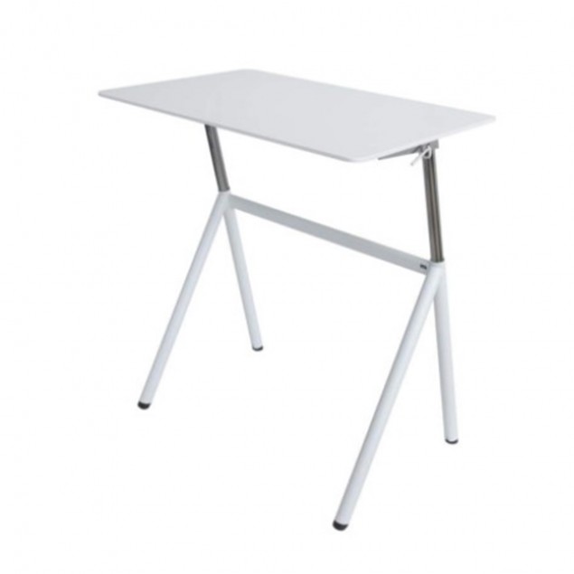 StandUp hæve sænkebord, lille bord i hvid 96x60cm