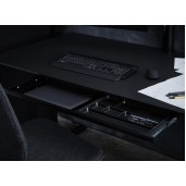 Slim Tray laptopskuffe sort, til under bordplade