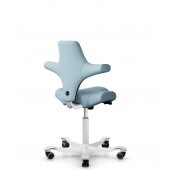 HÅG Capisco 8106 kontorstol, med lyseblå uldstof