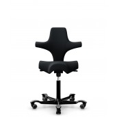 HÅG Capisco 8106 kontorstol, med sort Select uldstof og høj slidstyrke